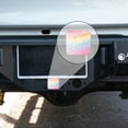 thumbnail image 4 of Hitch Cover Fits For 2-Inch Hitch,Colorful Pastel Rainbow Stars Background And Soft Dreamy Blurry Stylerubber Trailer Hitch Cover Tube Plug Insert,Car Exterior Accessories, Receiver Tube Hitch Plug, 4 of 6