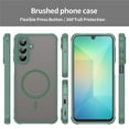 thumbnail image 2 of YEYKX Magnetic for Samsung Galaxy A26 5G Case [Compatible with MagSafe] [Military Grade Drop Protection] Translucent Matte Shockproof Phone Case,Green, 2 of 8