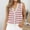 Red, variant on Olyvenn Women's Sweater Vest Sleeveless Striped V Neck Knit Tank Tops Button Front Cropped Vests 2025 Trendy Red M