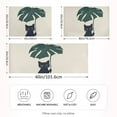 thumbnail image 2 of Yayeee Pillowcase King Size Set of 2 Satin Wrinkle Resistant Pillow Case, Black Cat Plants, 2 of 7