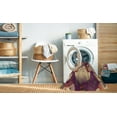 thumbnail image 2 of Ahgly Company Machine Washable Indoor Square Transitional Brown Sand Brown Area Rugs, 7' Square, 2 of 7