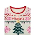 thumbnail image 3 of Holiday Time Toddler Girls Merry & Bright Christmas Sweater, Sizes 12M-5T, 3 of 5