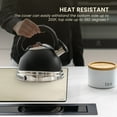 thumbnail image 6 of Larsic Stove Cover - Protects Electric Stove Washer Dryer Top. Anti-Slip Coating Waterproof Stove Gap Foldable Prevent Scratching, Expands Usable Space (28.5X20.5, Beige), 6 of 7