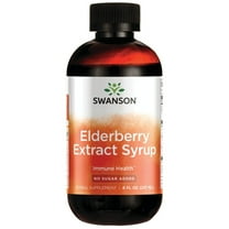 Swanson Sambucus Nigra Black Elderberry Extract Syrup 8 fl oz Liquid