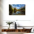 thumbnail image 3 of Elephant Stock Calm Merced River Wall Art - Horizontal Canvas Wall Art - Living Room Wall Decor - Nature Canvas - Gray And Brown Decor - 30" x 20", 3 of 8