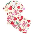thumbnail image 2 of Pjs pour Filles Style Hawaïen Imprimé Cocotier Pyjamas en Satin pour Enfants Ensemble de Pyjama Fille Pastèque Rouge 8 Ans-9 Ans, 2 of 3