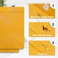 thumbnail image 5 of Clasp Envelopes 10x13, 20Pack Clasp and Gummed Closures for Storing or Mailing, Brown Kraft Manilla Envelopes with Clasp Closure and Gummed Seal for Business, Legal, Office, Home and School, 5 of 5