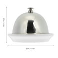 thumbnail image 4 of MasteelfCA 1Pc Butter Dish Ceramic Dish with Stainless Steel Lid Beef Tallow Storage Bowl, 4 of 8