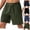 Green, variant on PUMISAS Sports Shorts For Men Solid Color Athleisure Shorts Comfortable Exercise Sweatpants Elastic Drawstring Waist Pants With Pockets