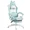 Blue and White, variant on Dowinx Cute Cat-Ear Gaming Chair with Massaging Lumbar Support, Ergonomic Computer Gaming Chair for Girl and Adults, Reclining Comfort Game Chairs with Footrest, Black
