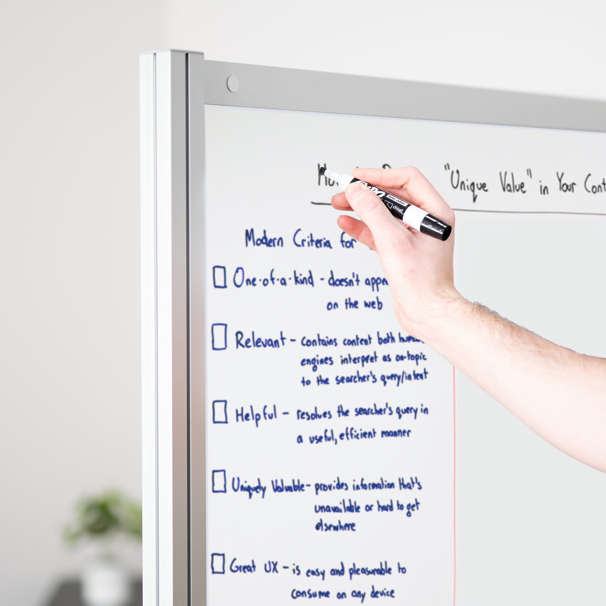 VIVO Modular Wall System, 2 PET + Magnetic Whiteboard Panels, Office Dividers