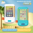 thumbnail image 4 of Kids Simulated Phone Toy with Sliding Screen Light Music Number Dial Learning Early Educational Machine Mobile Phone Toy Toddlers Boys Girls Gift, 4 of 7