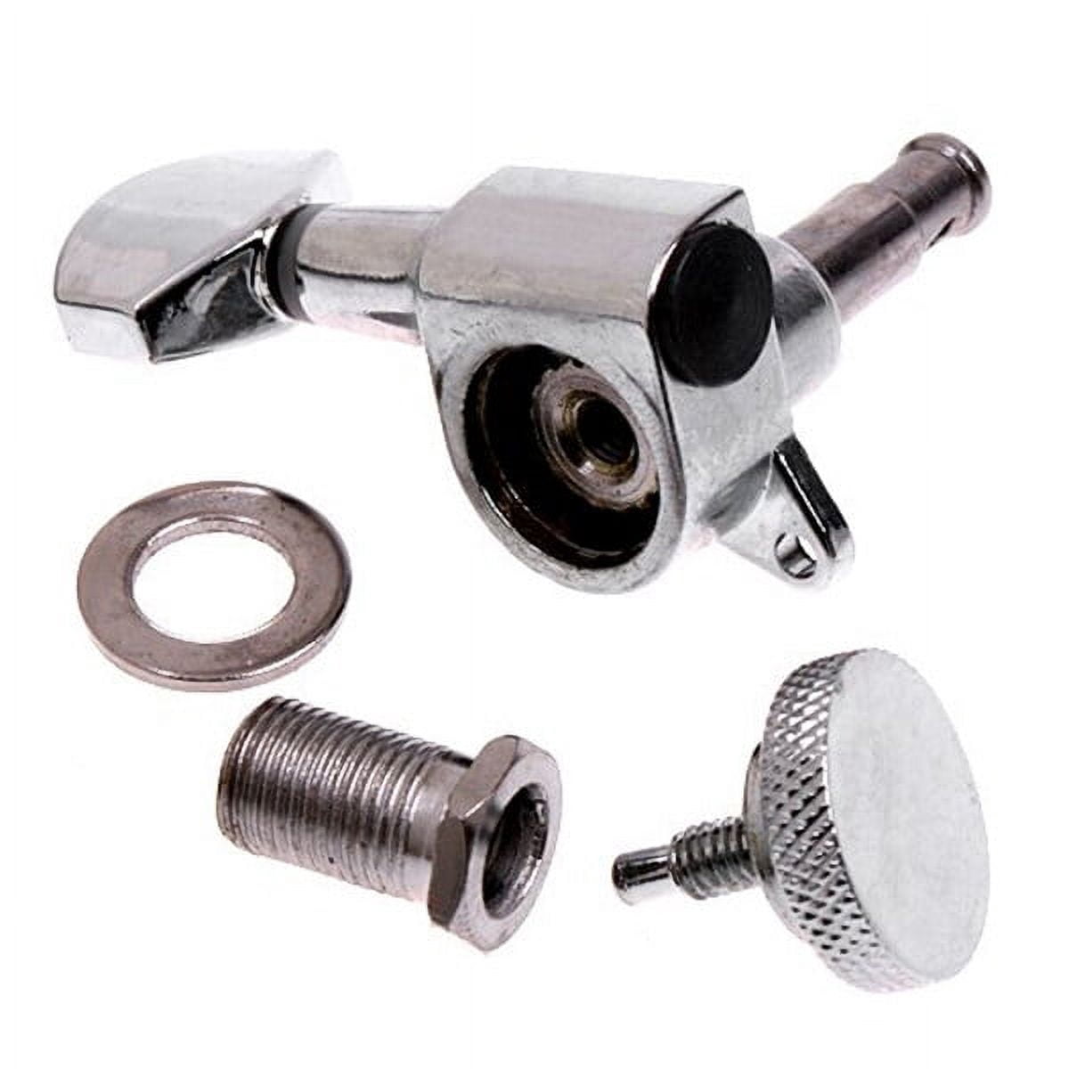 OUNONA Tuner Tuning Spindle Head Steel String Guitar Machine Heads Silver