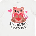 thumbnail image 4 of Inktastic My Granny Loves Me Bear and Hearts Boys or Girls Toddler T-Shirt, 4 of 5