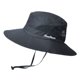 thumbnail image 3 of Sombrero para el sol al aire libre de verano, sombrero para el sol transpirable, sombrero para el sol plegable, sombrero con máscara facial, sombrero de pescador con agujero, 3 of 5