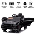 thumbnail image 5 of 12V Ride On Car, Dodge Charger Powered Electric Car with Battery Powered, Bluetooth, Remote Control, LED Light, Ride On Toy for Ages 3+ Kids, Black, 5 of 10