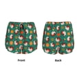 thumbnail image 3 of Balery Cartoon Turkey Pantalones cortos deportivos para mujer con forro y dos bolsillos, elásticos, para entrenamiento, gimnasio, yoga-XX-Large, 3 of 7