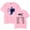 Pink, variant on Milo J 2024 Tour Merch Pop Graphics Print Crew Neck Unisex Casual Trendy Short Sleeve T-Shirt