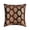 4. Brown (Classic Gold Damask), variant on Custom Pillow Case, Brown Shams, Damask Printed Velvet Pillow Shams, 24x24 inch (60x60 cm) Pillow Sham, Square Velvet Shams, Floral Pillow Shams, Victorian Style - Classic Gold Damask