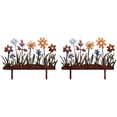 thumbnail image 2 of Garloy Metal Yard Art,Metal Outdoor Flowers,Metal Flowers Yard Art,Fence Topper Decor,Garden Stakes Decorative,Metal Garden Stakes Decorative,Metal Flower Garden Stakes,Metal Garden Flowers,2PCS, 2 of 5