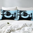 thumbnail image 4 of Erosebridal Minimalst Sheet Set Full, Futuristic Geometric Bedding Sets Full Size, Mid Century Decor 4pcs, 4 of 7