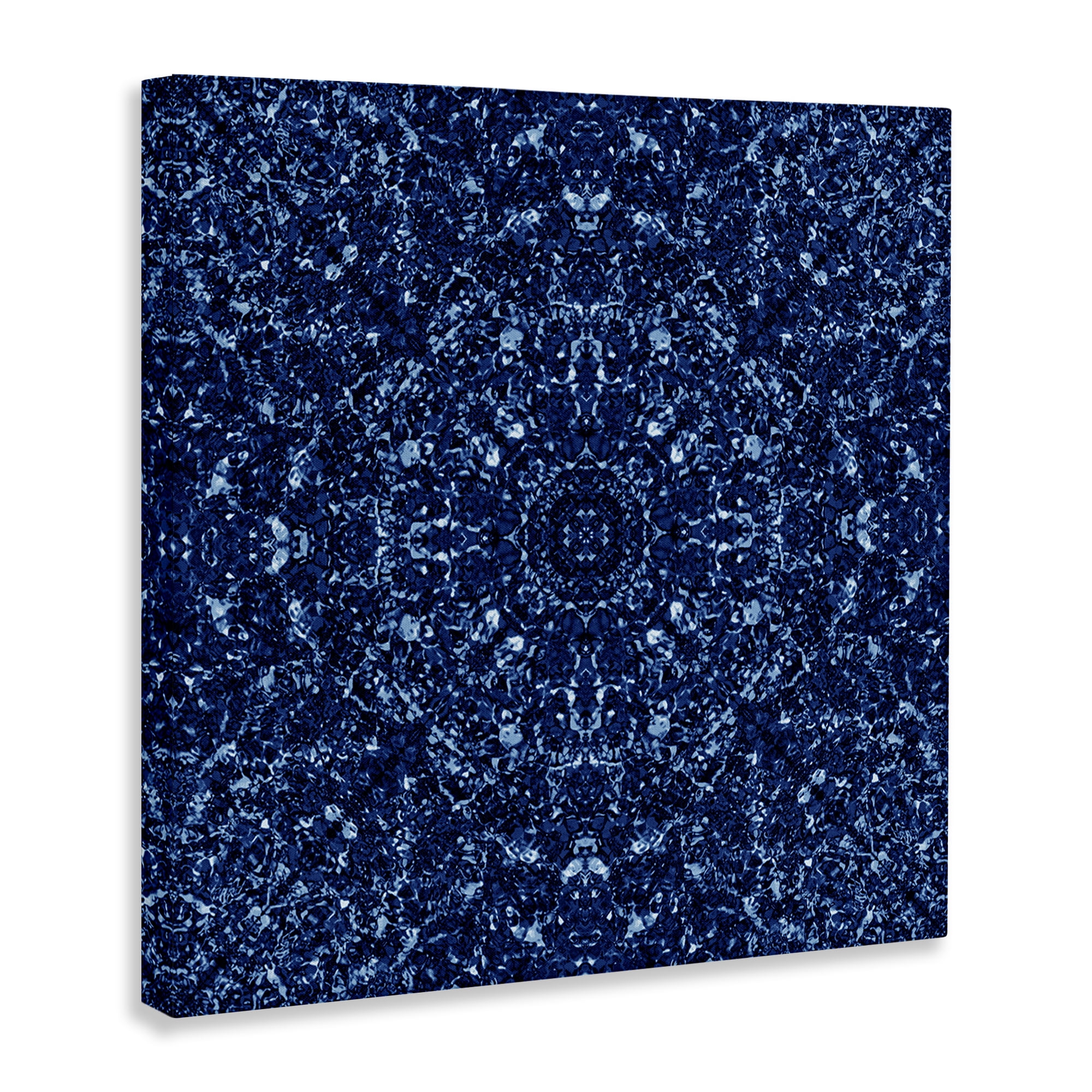 Stupell Industries Geometric Mosaic Pattern Abstract Painting Wrapped Canvas Art Print Wall Art, 36 x 36