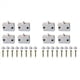 thumbnail image 1 of Interruptor de Puerta de Gabinete de 8 Piezas, Cajones de Interruptor de Lámpara de Gabinete Que Se Abren En la Puerta Cerrada Aplicable Una 12V 24V 110V Blanco, 1 of 5