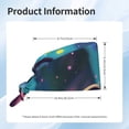 thumbnail image 5 of Salouo Cute Fuzzy Fantasy Creatures Print Adjustable Working Caps,1 Pcs Working Hats Elastic Scrub Hats Elastic Tie Back Hats Unisex Nurse Scrub Cap Nurse Hats ,One Size, 5 of 7