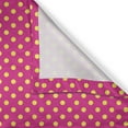 thumbnail image 4 of Ambesonne Retro Grommet Curtain Single Panel, Feminine Nostalgic Design, 50"x60", Hot Pink and Yellow, 4 of 5