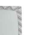 thumbnail image 2 of Ambesonne Abstract Fitted Sheet, Zig Zag Chevron Motif, Twin XL Size, Pale Grey White, 2 of 2