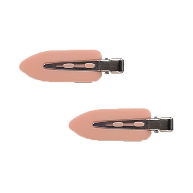 2Pcs Non-trace Épingles à Cheveux Matériau Robuste Simple Charmant Coiffure Clip Clips Style à la Mode Approvisionnement pour Bébé Femmes Filles Dame Rose