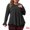 Black, variant on Women's Plus Long Sleeve Shirts Flared Sleeves Pullover Dressy Casual Peplum Tops 1X Green