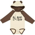 thumbnail image 3 of Inktastic Paris Eiffel Tower with Flowers Boys or Girls Long Sleeve Baby Bodysuit, 3 of 5