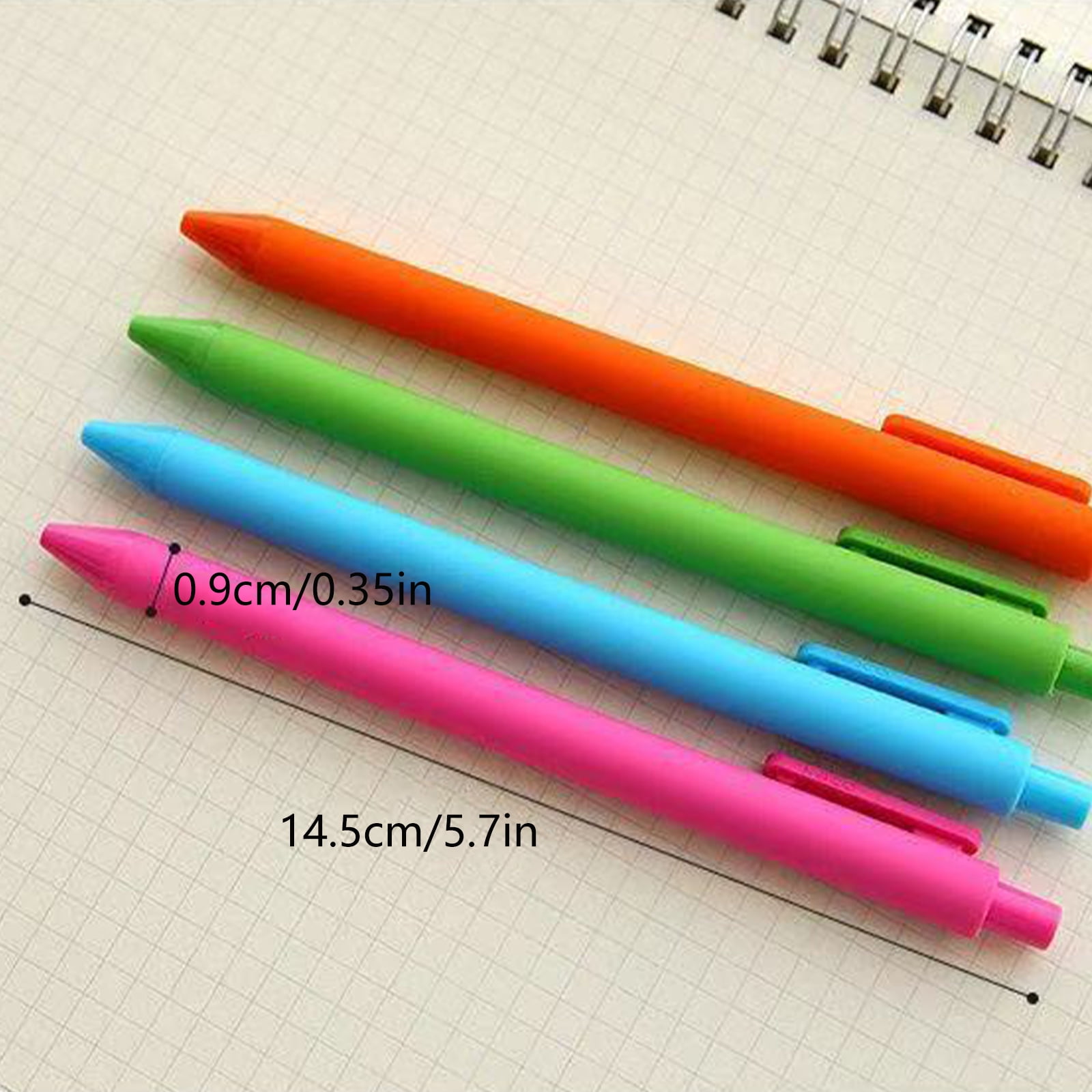 10/20Pcs Retractable Gel Pen Quick Drying Gel Inks Pens 0.5MM Point for Writing Note Taking Journaling Sketching