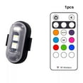 thumbnail image 2 of maskred Motorcycle Led Light Strobe Remote Control Warning Sky Blue ABS Wireless Remote Control Strobe Light 1 lamp+controller, 2 of 6