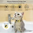 thumbnail image 3 of Silicone Safety Cat Collar With Bell Adjustable Breakaway Kitten,Yellow, 3 of 5