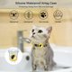 thumbnail image 3 of Collar de gato de seguridad de silicona con gatito separable ajustable con campana, 3 of 5