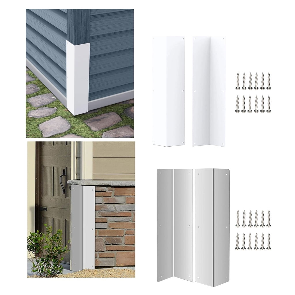 MOMOJIA 2Pcs Heavy Duty Metal Corner Guards Outdoor Corner Protectors Replacemen