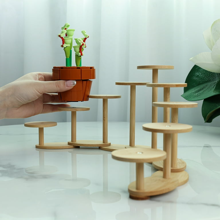 飾台と屏風 Kyglaring Bamboo Display Stand for Lego 10329 Icons Tiny Plants