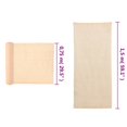 thumbnail image 4 of vidaXL Filet de Confidentialité HDPE 1,5x25 m Beige, 4 of 4