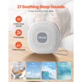 thumbnail image 2 of Portable 3 in 1 White Noise Machine with 21 Soothing Sounds Timer Night Light for Baby Adult Travel Office, 2 of 6