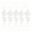 7.1*2.4inch#B2, variant on Christmas Tree Hanging Crystal Ornaments, Sparkling Clear Acrylic Teardrop Branches, Pearl Bead Garland for Xmas Decor, Winter Wonderland & Wedding Party Supplies