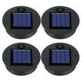 thumbnail image 1 of 4 Pieces Replacement Solar Light Tops Outdoor Hanging Lantern Light Solar Light Parts Round Solar L, 1 of 5