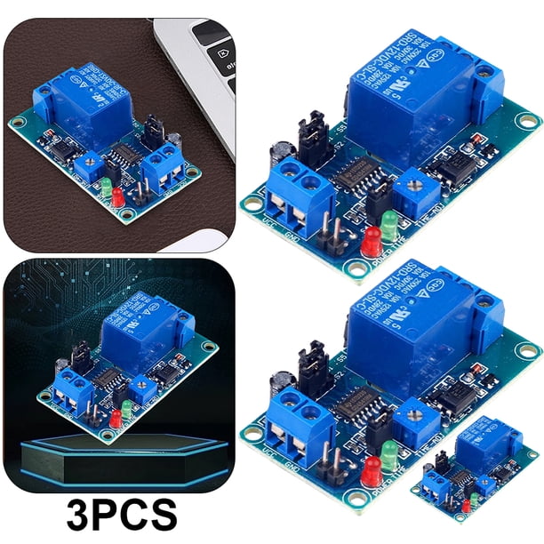 C25 12V Tablero Sincronización Interruptor Disparador Tipo Normalmente Abierto Módulo Control Retardo Tiempo