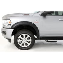 Bushwacker by RealTruck Pocket/Rivet Style Front & Rear Fender Flares | 4-Piece Set, Black, Smooth Finish | 40972-02 | Compatible with 2015-2020 GMC Canyon w/ 6.2' Bed (Excludes ZR2 Models)