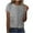 Silver, variant on LIZUOJUNF Women's Sequin Tops Shirts Round Neck Short Sleeve Shiny Bling Dressy Casual Holiday Party Outfits