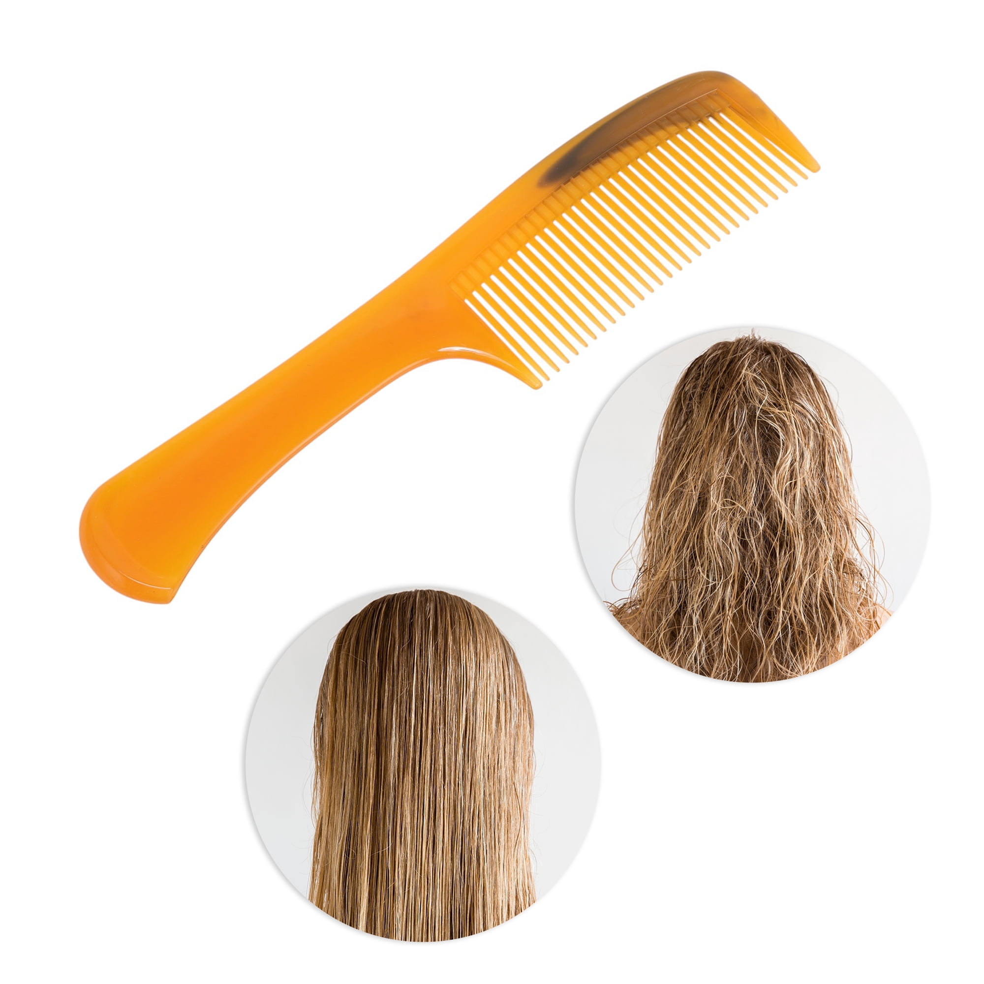 Unique Bargains 1 Piece Women Lightweight Tendon Comb in Vibrant Orange Color