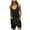 Black #5, variant on Up to 60% Off! pstuiky Jumpsuits for Women, Women's Scoop Solid Neck Sleeveless Short Jumpsuit Strap Loose Adjustable Jumpsuits Stretchy Shorts Romper with Pockets