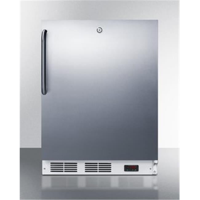 Silver Avanti CF353M3S 3.5 Cubic Foot Stand Alone Upright Chest Deep Freezer 