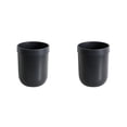 thumbnail image 3 of Transemion Wide Application Trash Bin For Kitchen And Bathroom Durable And Large Capacity PP Bathroom Trash Can black large size 2Set, 3 of 6